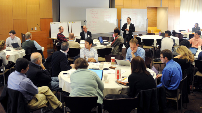 CNS-ASU participants in a workshop