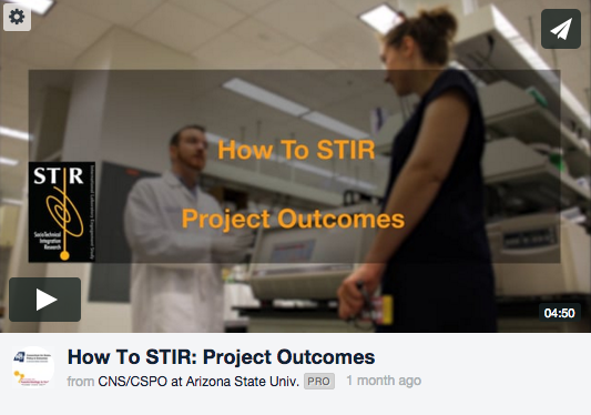 STIR Project Outcomes Training Video Screen Shot